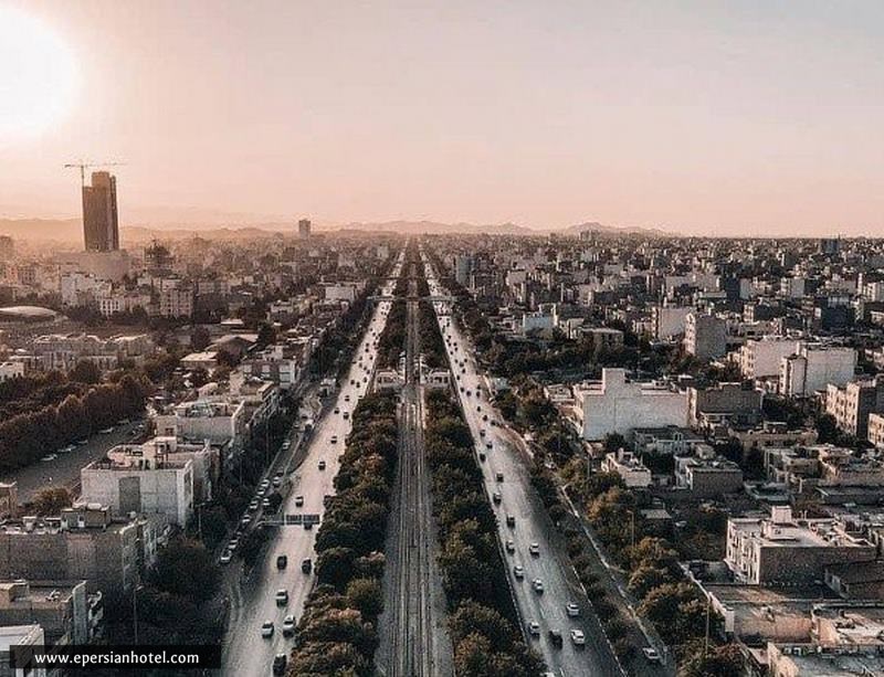 نمای کلی وکیل آباد مشهد
